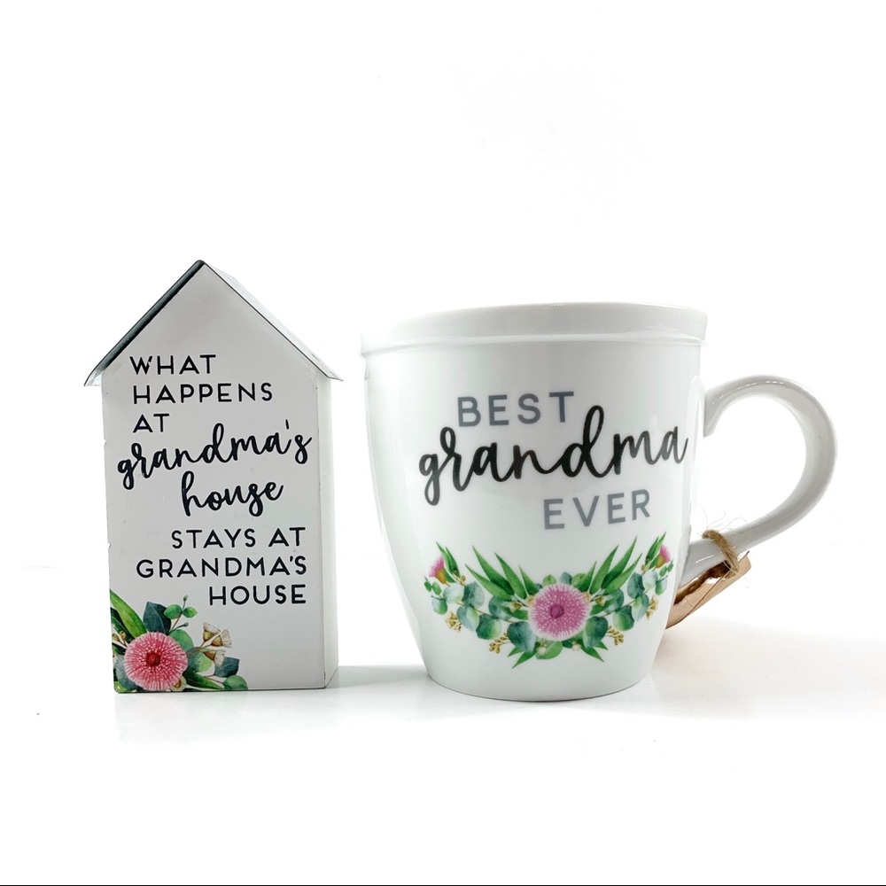 NEW Collins •Best Grandma Ever• Mug Set
